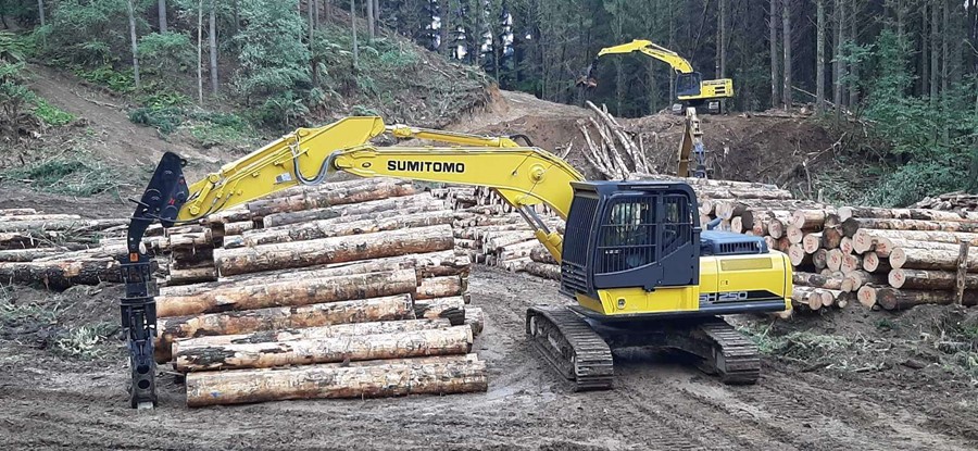 Greenplan Forestry Sumitomo Sh250 6 Comp Mobile
